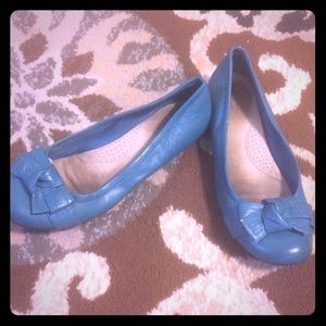 Teal Ballet Slipper Shoes